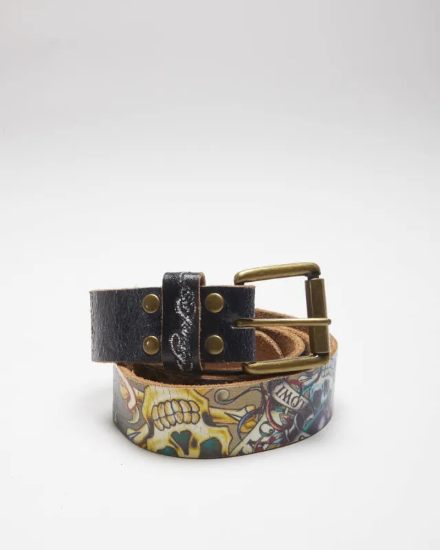 Vintage Y2k 00s Ed Hardy Belt W34-W41 sold by Rokit