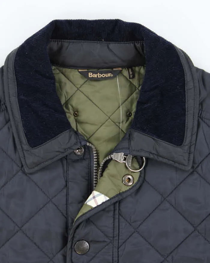 Men's Barbour Navy Blue Quilted Coat - M sold by Rokit product image thumbnail 5