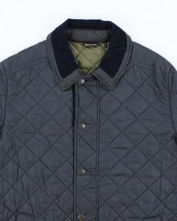 Men's Barbour Navy Blue Quilted Coat - M sold by Rokit product image thumbnail 3