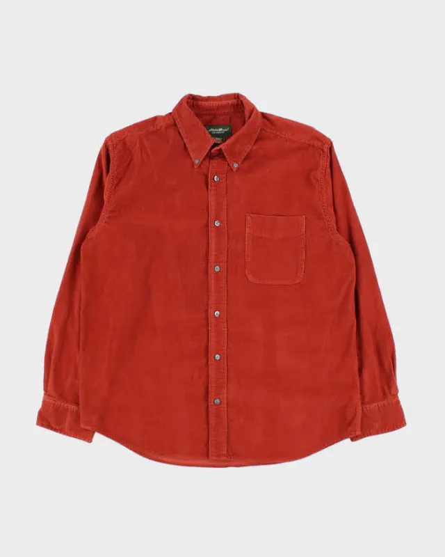 Vintage Eddie Bauer Corduroy Shirt - L made by Eddie Bauer