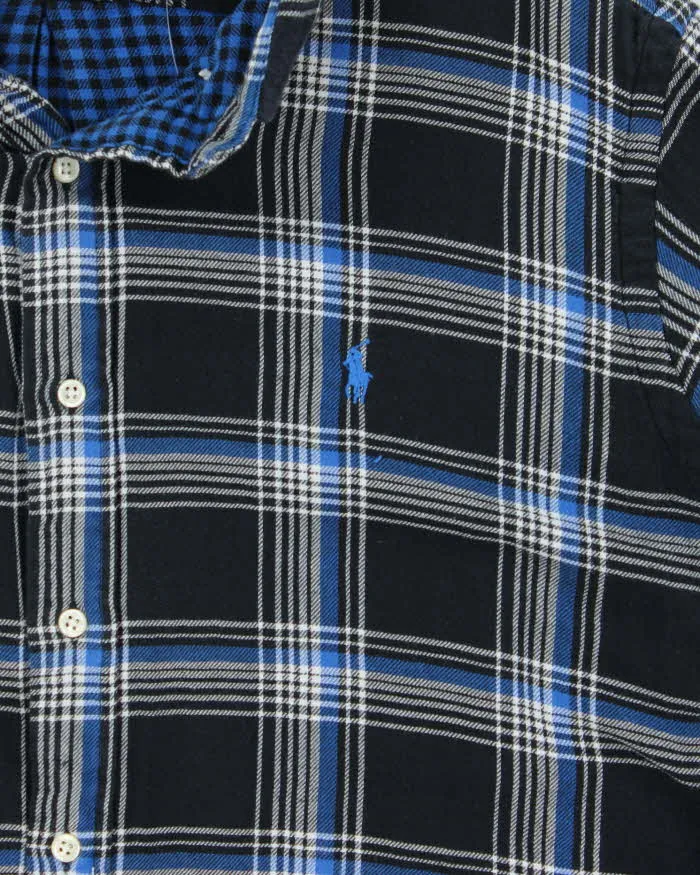 Ralph Lauren Blue Plaid 100% Cotton Work Shirt - XL sold by Rokit product image thumbnail 4