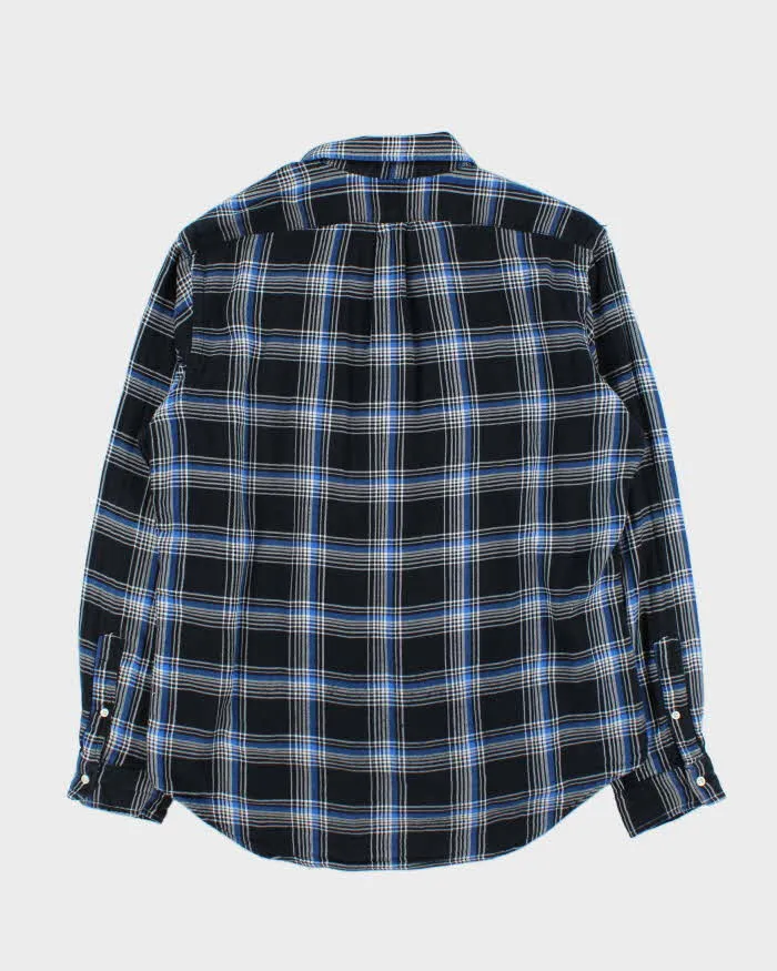 Ralph Lauren Blue Plaid 100% Cotton Work Shirt - XL sold by Rokit product image thumbnail 2