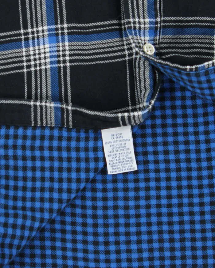Ralph Lauren Blue Plaid 100% Cotton Work Shirt - XL sold by Rokit product image thumbnail 5