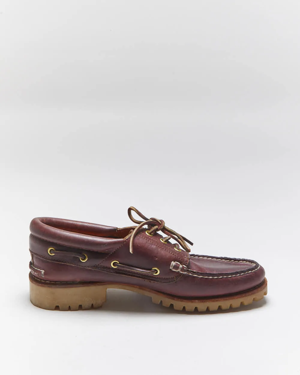 Vintage Timberland Leather Boat Shoes - UK10 sold by Rokit product image thumbnail 2