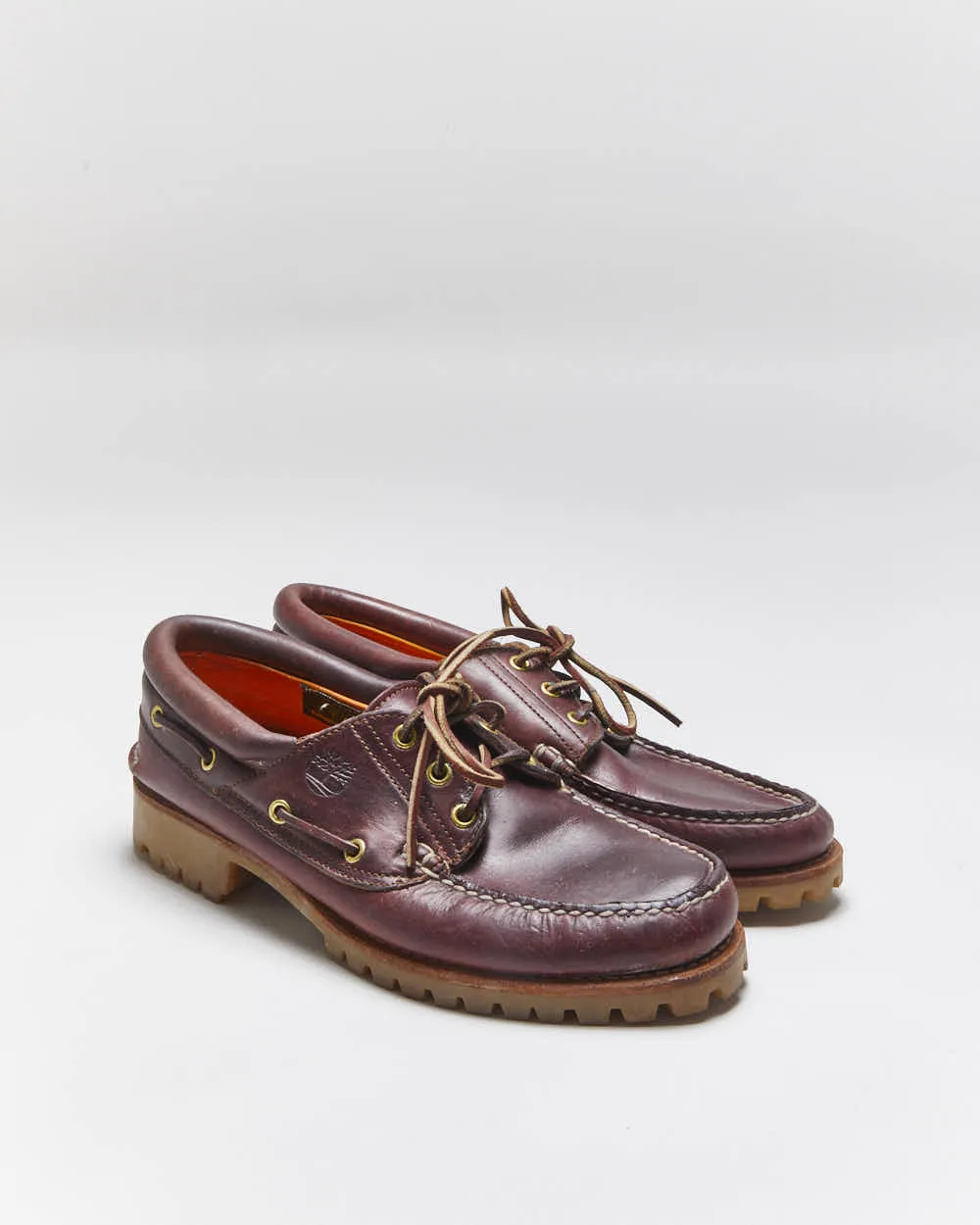 Vintage Timberland Leather Boat Shoes - UK10 sold by Rokit