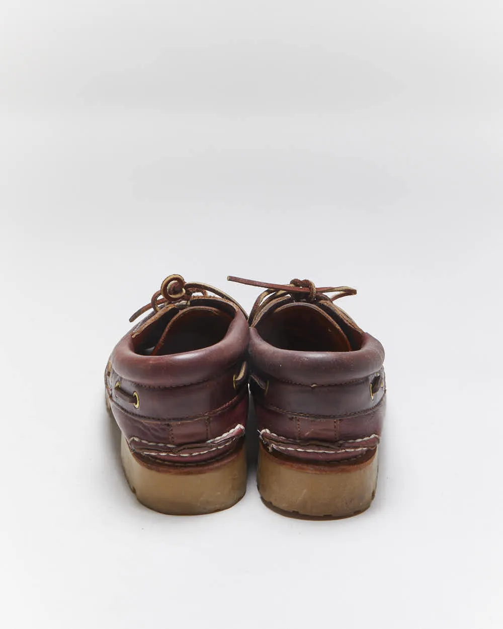 Vintage Timberland Leather Boat Shoes - UK10 sold by Rokit product image thumbnail 4