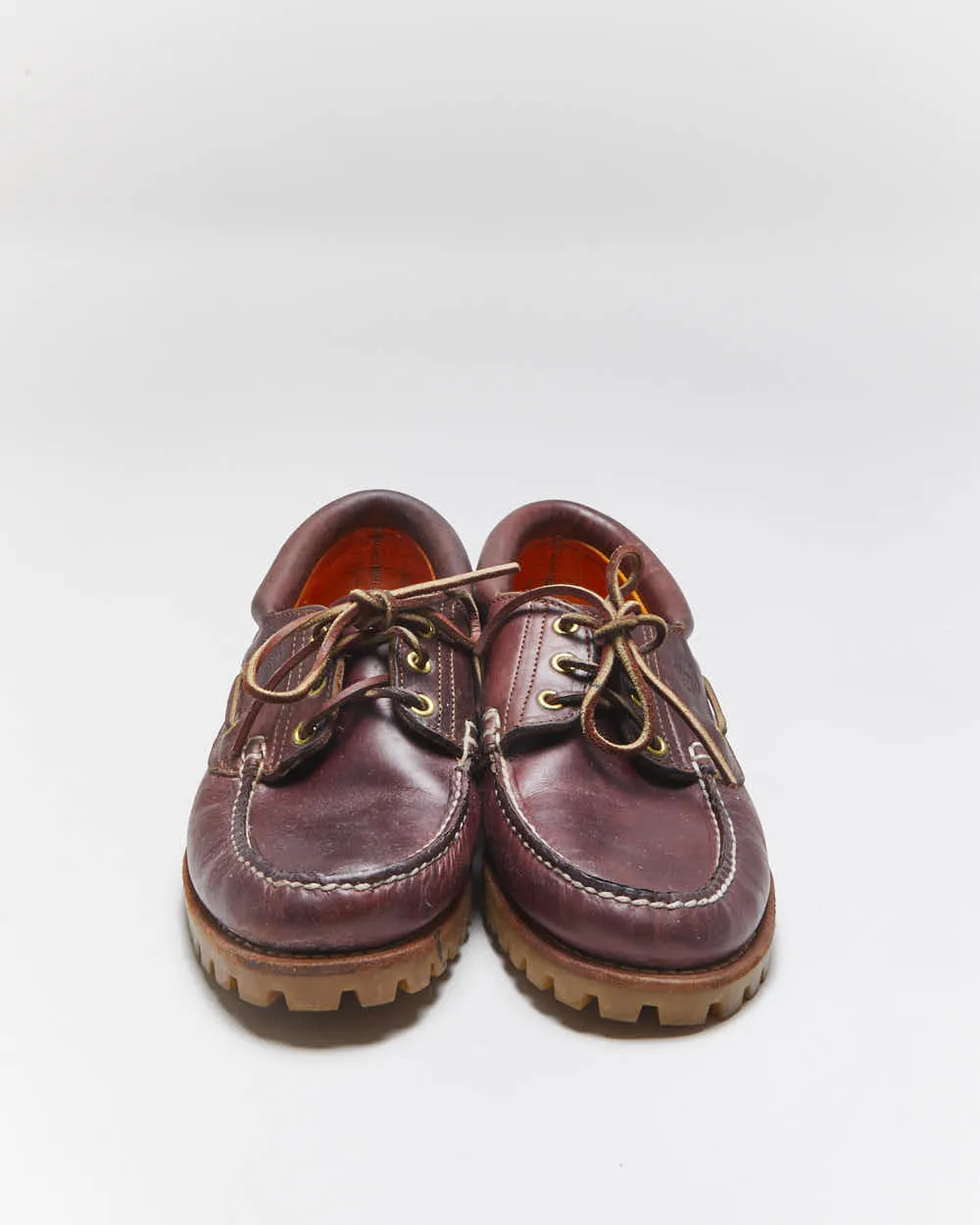Vintage Timberland Leather Boat Shoes - UK10 sold by Rokit product image thumbnail 3