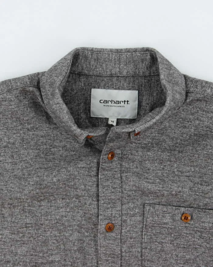 Carhartt Grey 100% Cotton Work Shirt - M sold by Rokit product image thumbnail 3