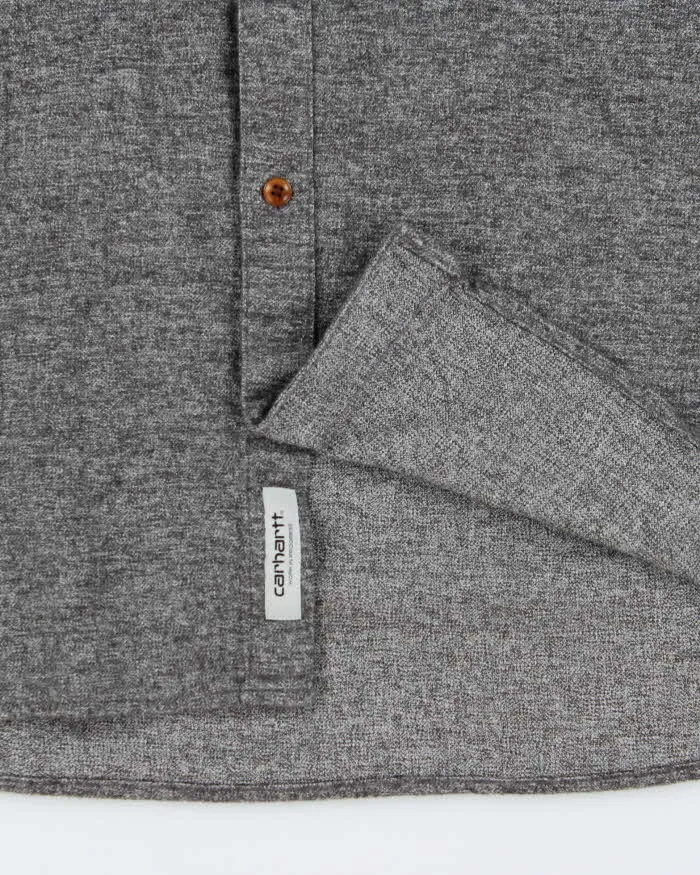 Carhartt Grey 100% Cotton Work Shirt - M sold by Rokit product image thumbnail 5