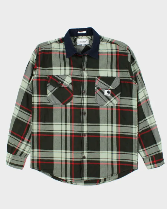 Carhartt Green Plaid Work Shirt - XL sold by Rokit