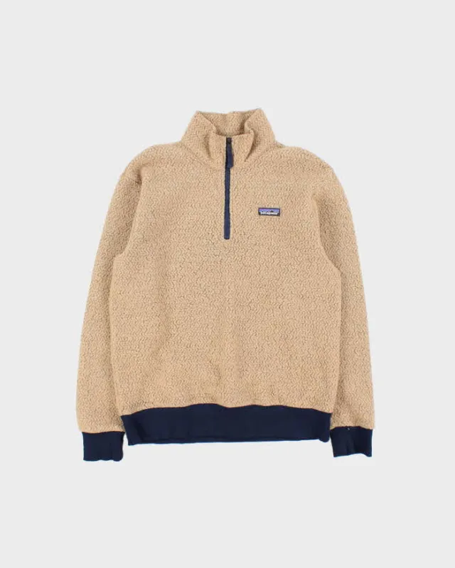 Vintage Patagonia Wool Blend Quarter-zip Fleece - M sold by Rokit