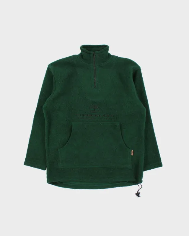 Vintage 90s Timberland Quarter-zip Fleece - M sold by Rokit
