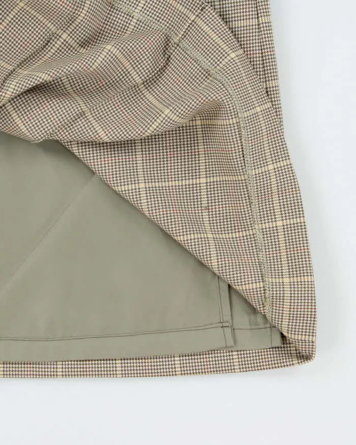 Vintage 00s Deco Wool Checked Skirt - XS sold by Rokit product image thumbnail 5