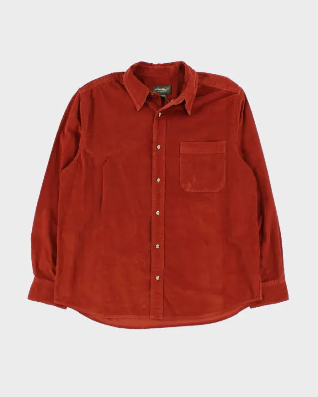 Vintage Eddie Bauer Corduroy Shirt - L sold by Rokit