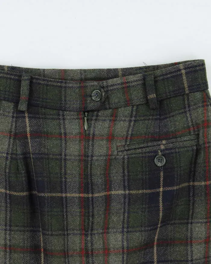 Vintage 90s Jacob Wool Blend Check Skirt - XS sold by Rokit product image thumbnail 4