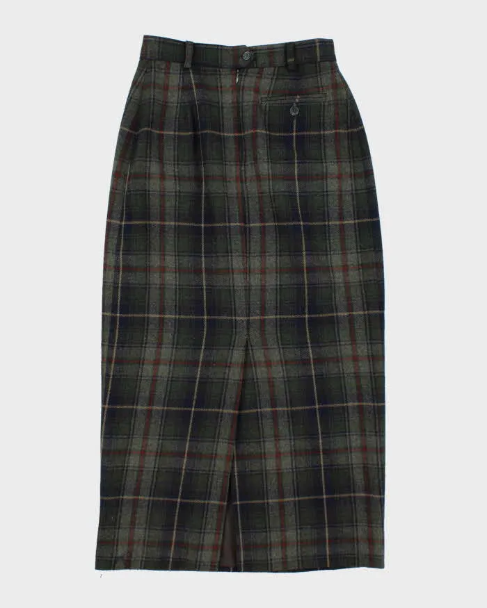 Vintage 90s Jacob Wool Blend Check Skirt - XS sold by Rokit product image thumbnail 2