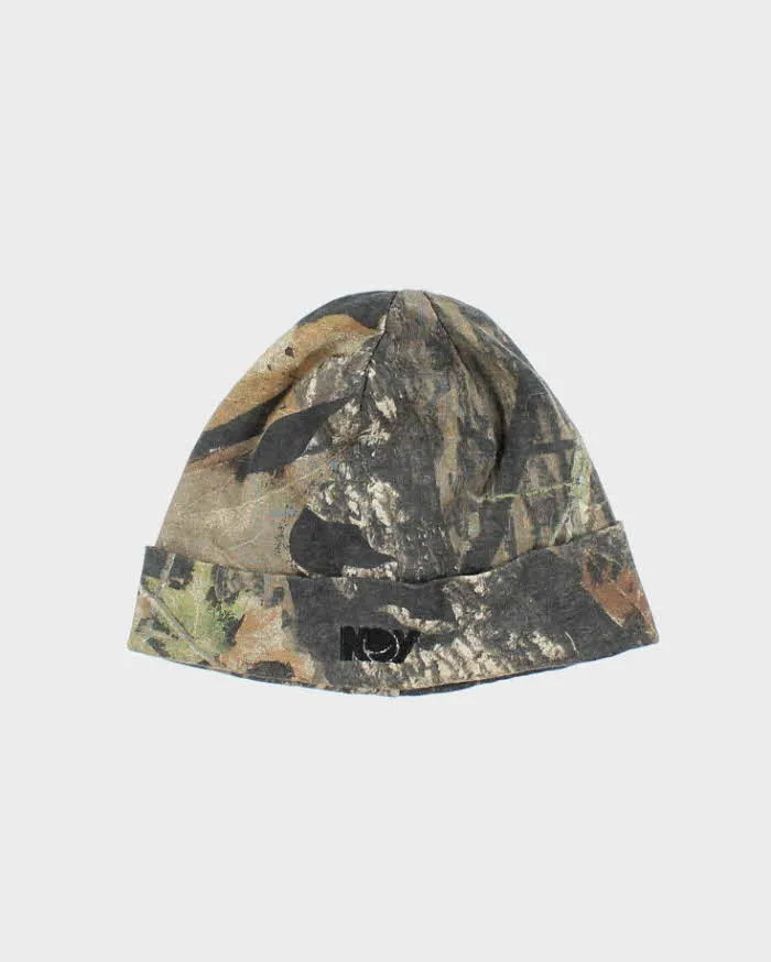 Vintage 00s Noy Camouflage Jersey Beanie sold by Rokit
