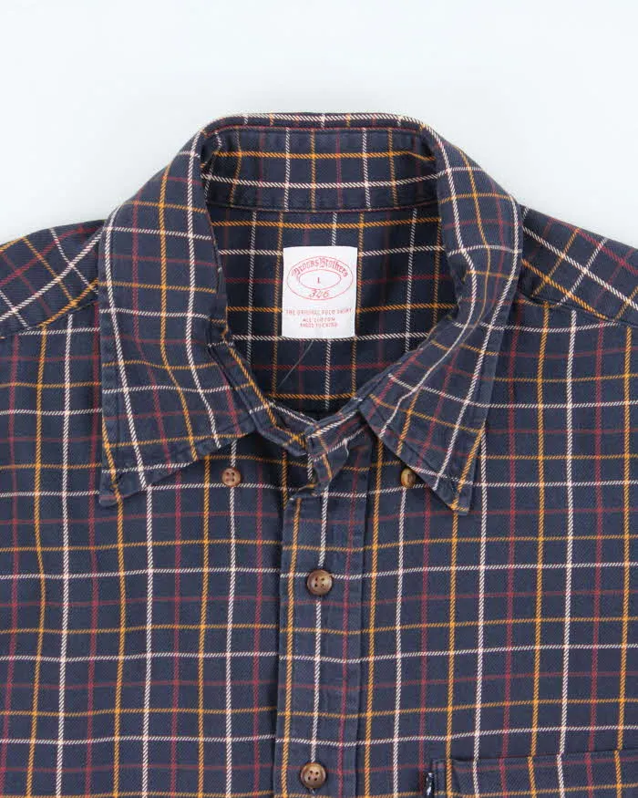 Vintage Brooks Brothers Lightweight Flannel Shirt - L sold by Rokit product image thumbnail 3