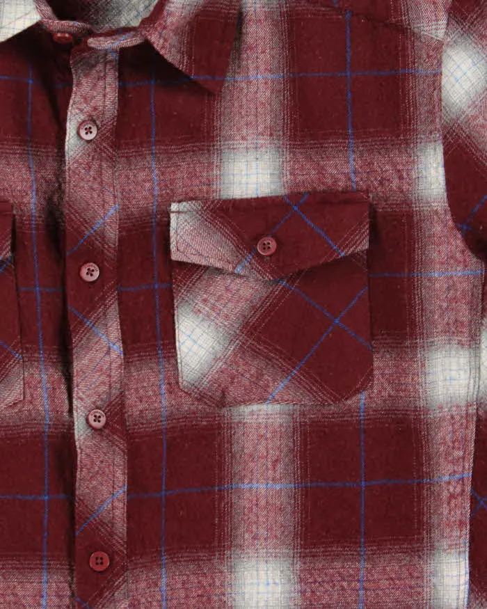 Icebreaker Burgundy Plaid Work Shirt - L sold by Rokit product image thumbnail 4