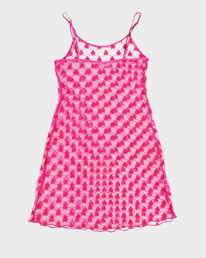 Vintage Y2k 00s La Vie En Rose Mesh Slip Dress - S sold by Rokit product image thumbnail 2