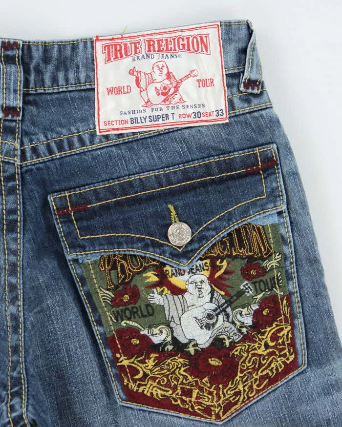 Vintage Y2k 00s True Religion Embroidered Jeans - W30 L32 sold by Rokit product image thumbnail 4