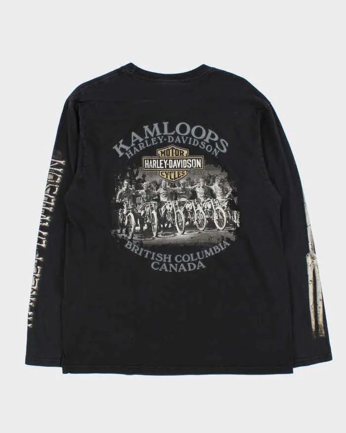Vintage Harley Davidson Skeleton Long Sleeve T-shirt - L sold by Rokit product image thumbnail 2