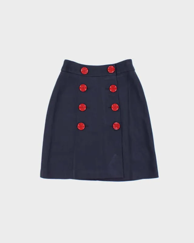 Vintage Burberry Button Skirt - XXS sold by Rokit