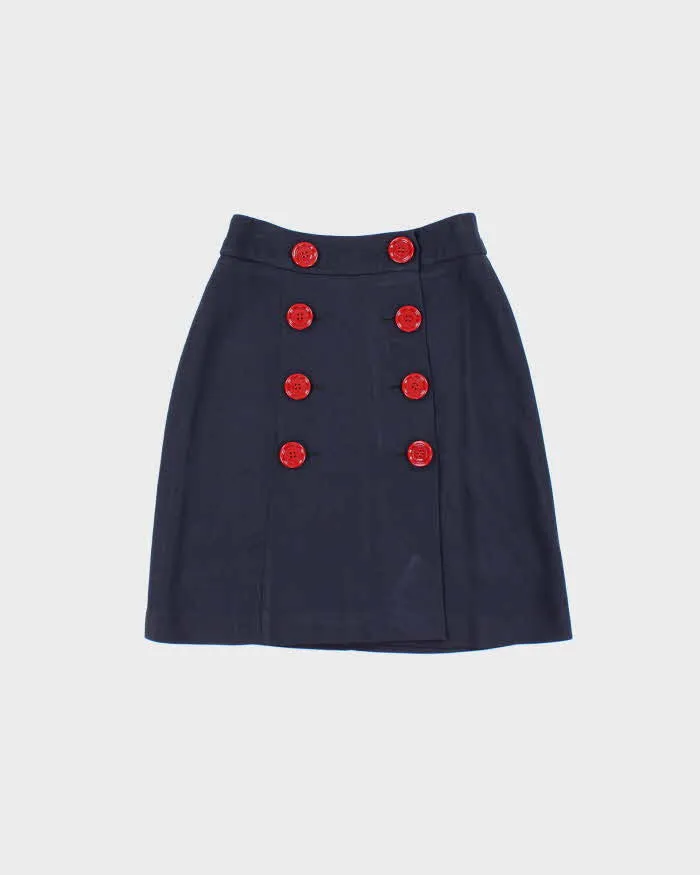 Vintage Burberry Button Skirt - XXS sold by Rokit