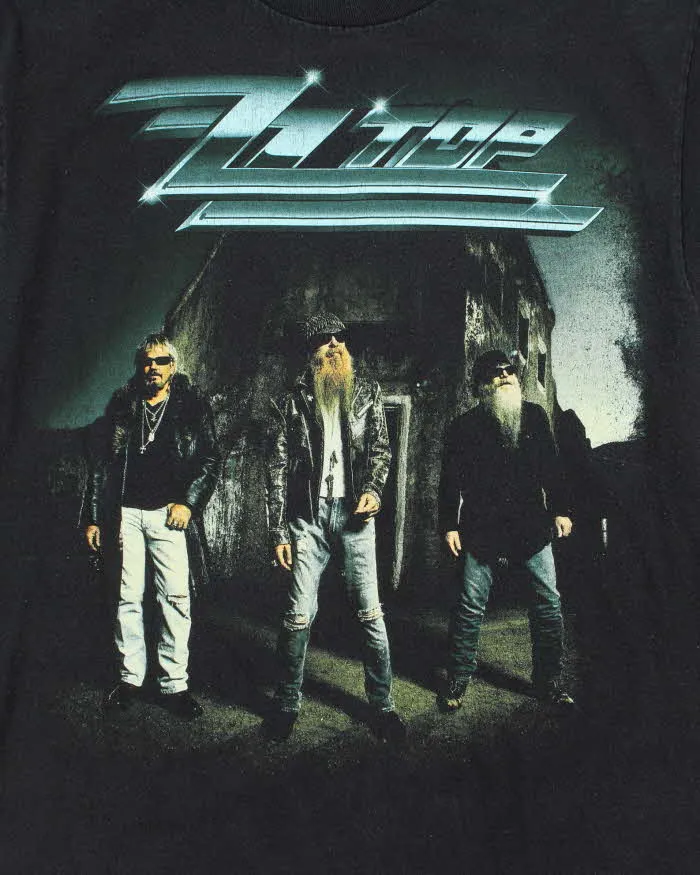 Vintage 00s ZZ Top Tour T-shirt - M sold by Rokit product image thumbnail 4