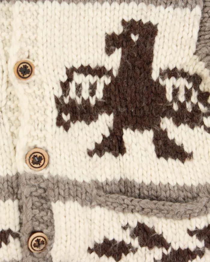 Vintage Canadian Chunky Wool Heavyweight Cardigan - M sold by Rokit product image thumbnail 4