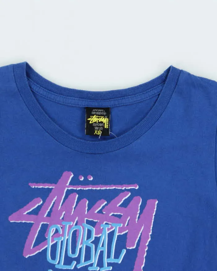 Vintage 00s Stussy Global Roots T-shirt - XS sold by Rokit product image thumbnail 3