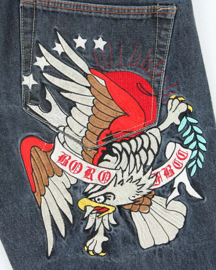 Vintage Y2k 00s Ed Hardy Embroidered Jeans - W38 L29 sold by Rokit product image thumbnail 5