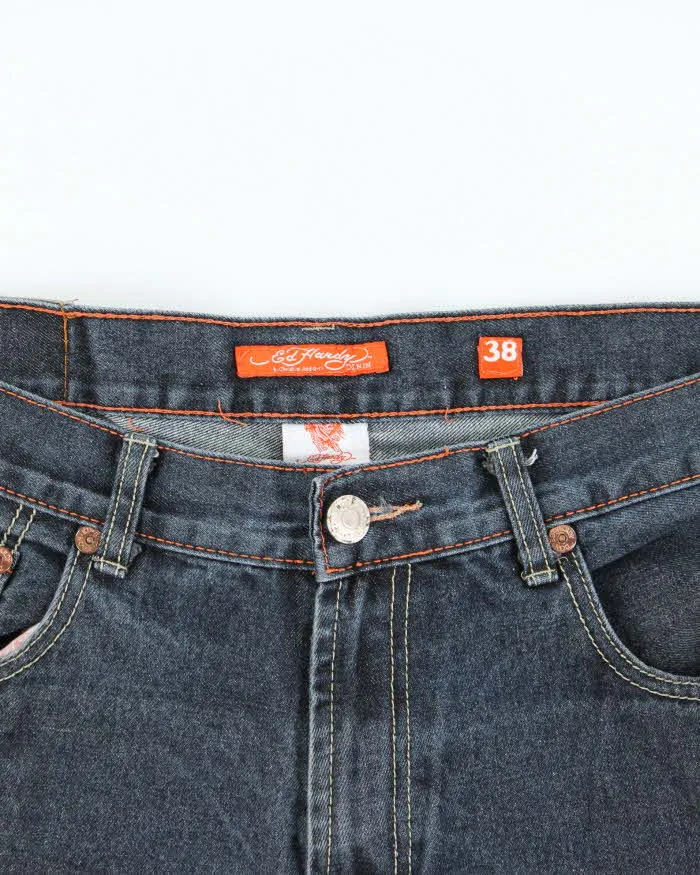 Vintage Y2k 00s Ed Hardy Embroidered Jeans - W38 L29 sold by Rokit product image thumbnail 3