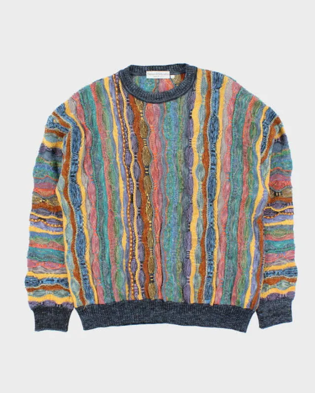 Vintage Fantasie Di Settembra Coogi Style Wool Blend Jumper - L sold by Rokit