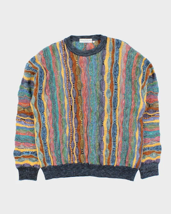 Vintage Fantasie Di Settembra Coogi Style Wool Blend Jumper - L sold by Rokit