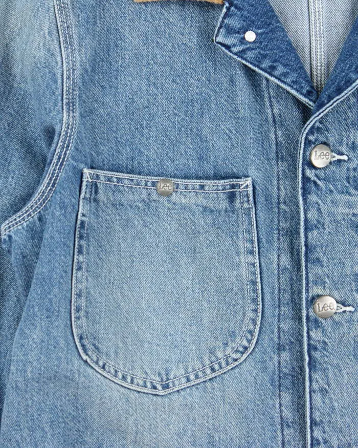 Vintage Lee Workwear Denim Jacket - M sold by Rokit product image thumbnail 5