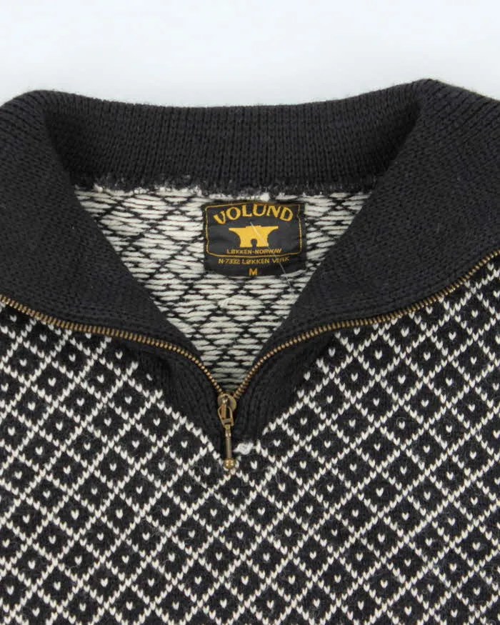 Vintage Volud Wool Nordic Quarter-zip Jumper - M sold by Rokit product image thumbnail 3