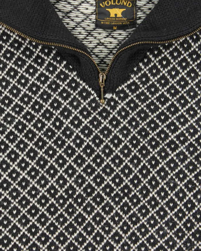 Vintage Volud Wool Nordic Quarter-zip Jumper - M sold by Rokit product image thumbnail 4