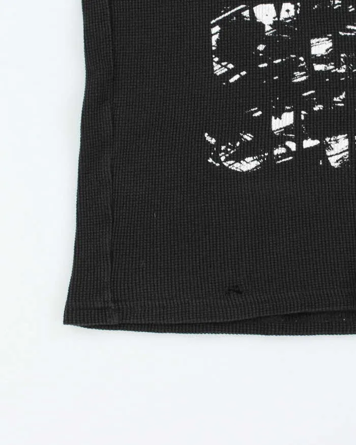 Vintage Y2k 00s Armani Exchange Waffle Long Sleeve T-shirt - M sold by Rokit product image thumbnail 5