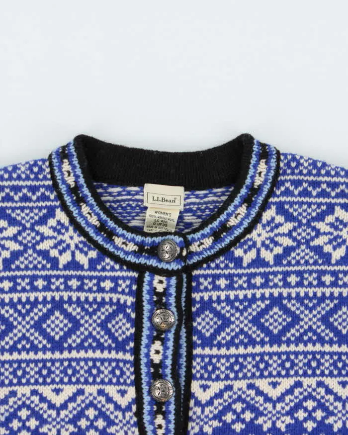 Vintage L.L.Bean Wool Quarter-button Chunky Jumper - L sold by Rokit product image thumbnail 3