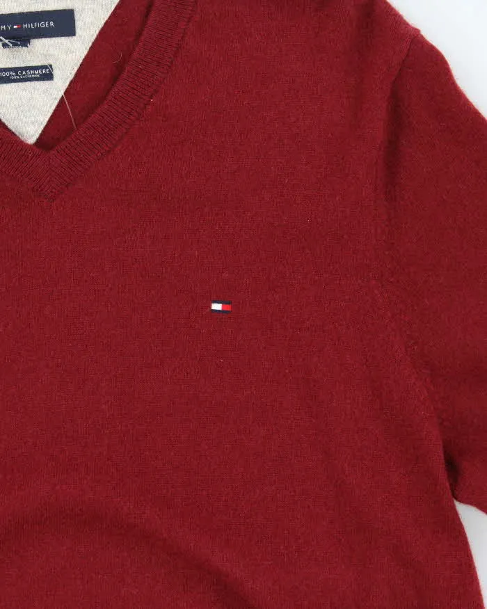 Vintage Tommy Hilfiger Cashmere V Neck Jumper - L sold by Rokit product image thumbnail 4