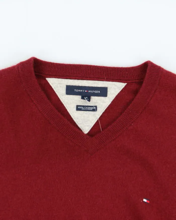 Vintage Tommy Hilfiger Cashmere V Neck Jumper - L sold by Rokit product image thumbnail 3