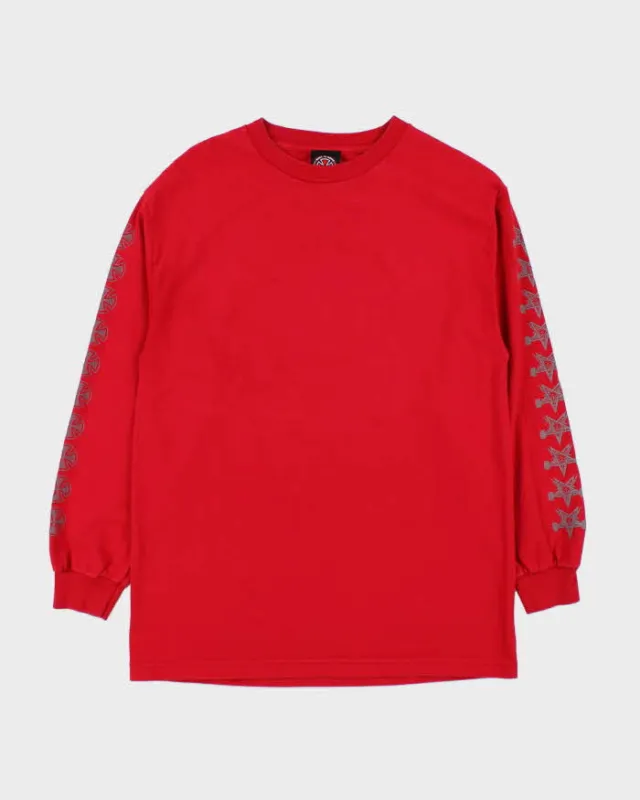 Vintage Thrasher x Independent Long Sleeve T-shirt - M sold by Rokit
