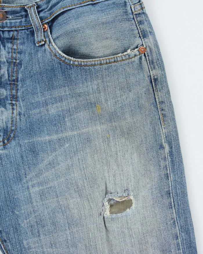 Vintage 90s Levi's 501XX Distressed Jeans - W33 L32 sold by Rokit product image thumbnail 4