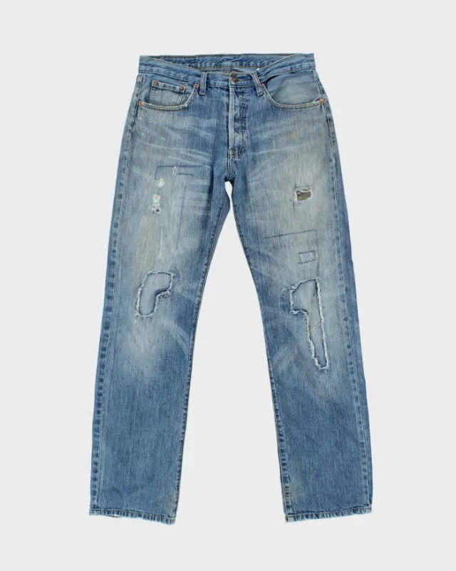 Vintage 90s Levi's 501XX Distressed Jeans - W33 L32 sold by Rokit