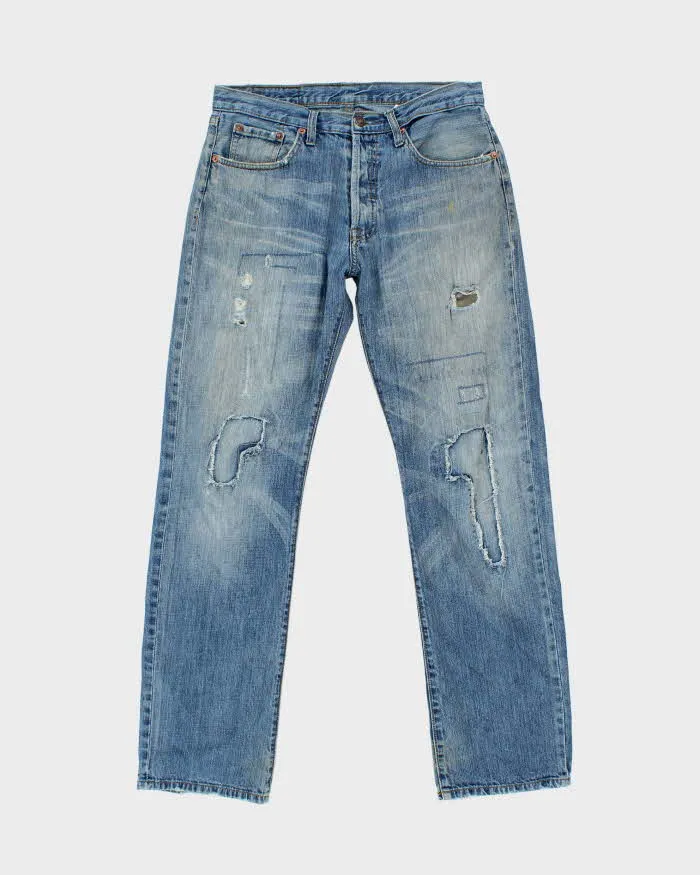 Vintage 90s Levi's 501XX Distressed Jeans - W33 L32 sold by Rokit