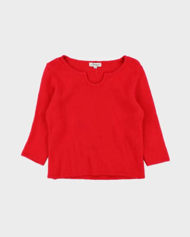 Vintage 90s Jessica Angora & Wool Blend Jumper - M sold by Rokit