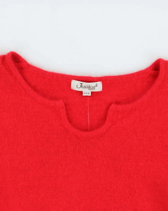 Vintage 90s Jessica Angora & Wool Blend Jumper - M sold by Rokit product image thumbnail 3