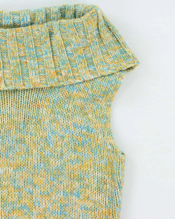 Vintage 90s 00s Chunky Roll Neck Sleeveless Jumper - S sold by Rokit product image thumbnail 4