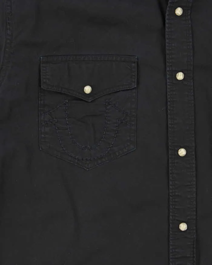 Vintage 00s True Religion Snap Button Heavyweight Shirt - XXL sold by Rokit product image thumbnail 4